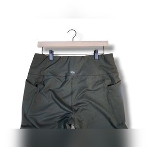 DSG Leggings Stretch Workout Pockets Quick Dry Moss/Olive Womens XL